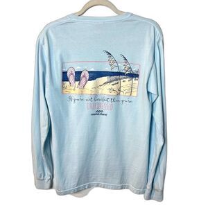 Comfort Colors Coastal Charm Long Sleeve Tee Size S